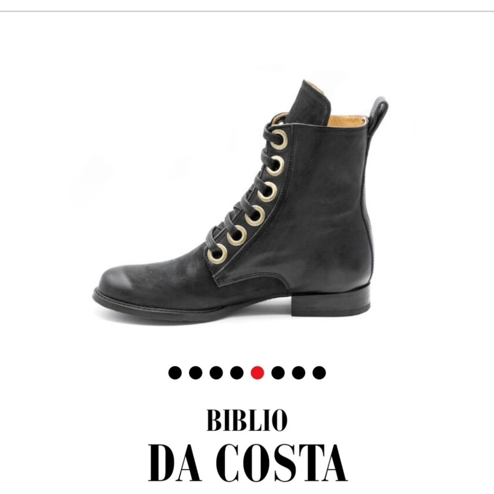 NWT John Fluevog Da Costa Biblio laced up leather ankle boots Size 9 Wome - Picture 6 of 15